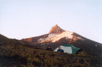 Volcán Puntiagudo al amanecer