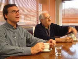 Profs. Battista Grosso y Raimondo Ciccu