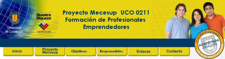 Programa Emprendo : Formación de Profesionales Profesionales en la Universidad de Concepción , Chile.