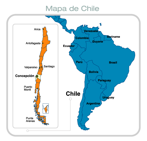 Mapa de Chile