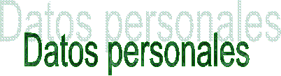 Datos personales