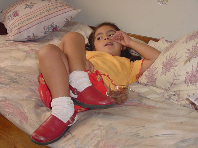 Viendo tele y comiendo chocapics