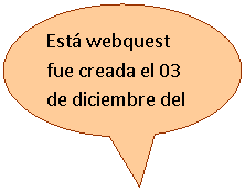 Llamada ovalada: Est webquest fue creada el 03 de diciembre del 2010