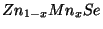 $ Zn_{1-x}Mn_xSe$
