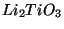 $ Li_2TiO_3$